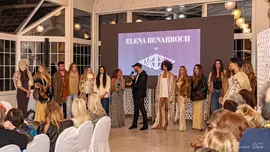Moda Norte 2025 - Desfile Elena Benarroch by Yael Barnat&aacute;n - Saludo Yael Barnat&aacute;n pantalla