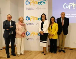 La consejera de Inclusi&oacute;n Social, Juventud, Familias e Igualdad, Bego&ntilde;a G&oacute;mez del R&iacute;o, acude e interviene en el acto de presentaci&oacute;n de Caphaces (Centro de Formaci&oacute;n y Empleo, Jos&eacute; Antonio Matji). 
23 SEP 25