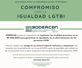 compromiso LGTBI SODERCAN
