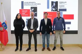 12:00 horas. Sala de Prensa del Gobierno de Cantabria. El consejero de Educaci&oacute;n, Formaci&oacute;n Profesional y Universidades, Sergio Silva, presenta, en rueda de prensa, el Encuentro de Primavera 2026 de la Joven Orquesta Sinf&oacute;nica de Cantabria. 27 de marzo de 2026 &copy; Ra&uacute;l Lucio
