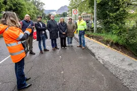 11:00 horas. Mio&ntilde;o. https://maps.app.goo.gl/u5wganoqK9kchrPPA
El consejero de Fomento, Vivienda, Ordenaci&oacute;n del Territorio y Medio Ambiente, Roberto Media, visita las obras de emergencia de Mio&ntilde;o.